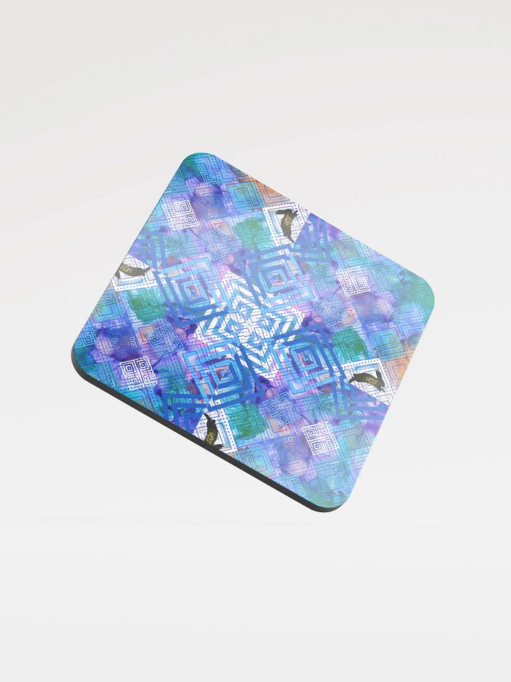 JoBeths' Signature Rabbit 🐇 Design Glossed Cork Coasters product image (1)