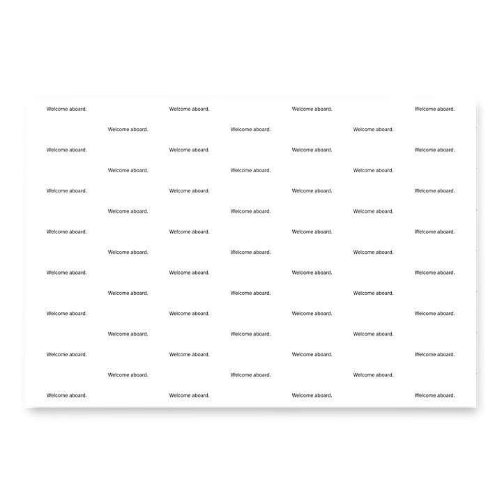 Customizable Matte Wrapping Paper Set - Welcome aboard product image (1)