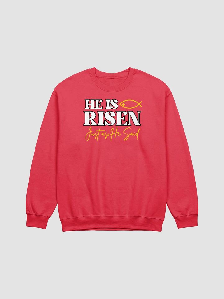 He is Risen, Just as He Said Easter Gildan Sweater product image (2)