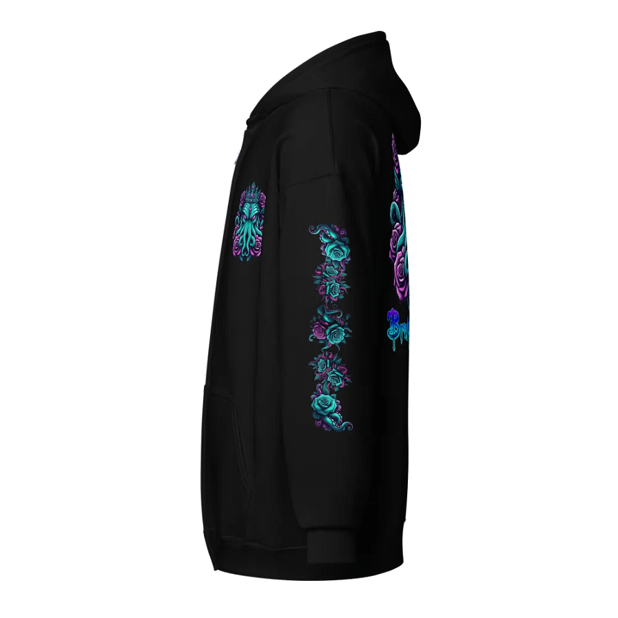 Cthulhu Royalty Hoodie V.2 Zip-Up (Lots of Colors!) (Up to 5xl!) product image (4)