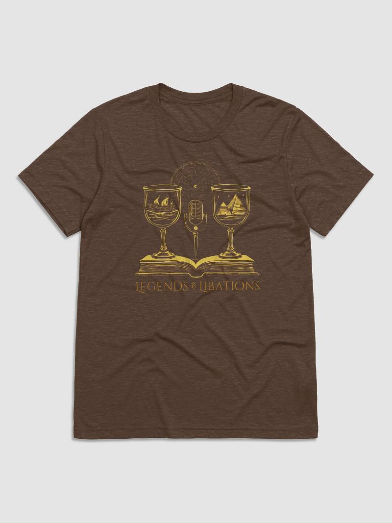 Legends & Libations Gold Logo Bella+Canvas T-Shirt
