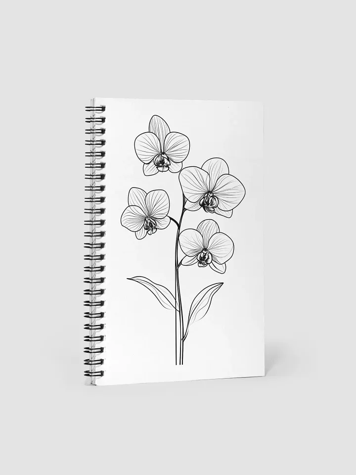 Orchid Spiral Notebook product image (1)
