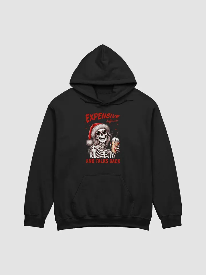 Funny Santa Girl Skeleton Hoodie product image (9)