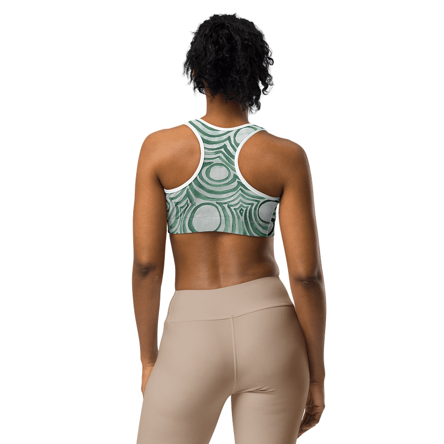 "Green Swirl" Sports Bra product image (3)