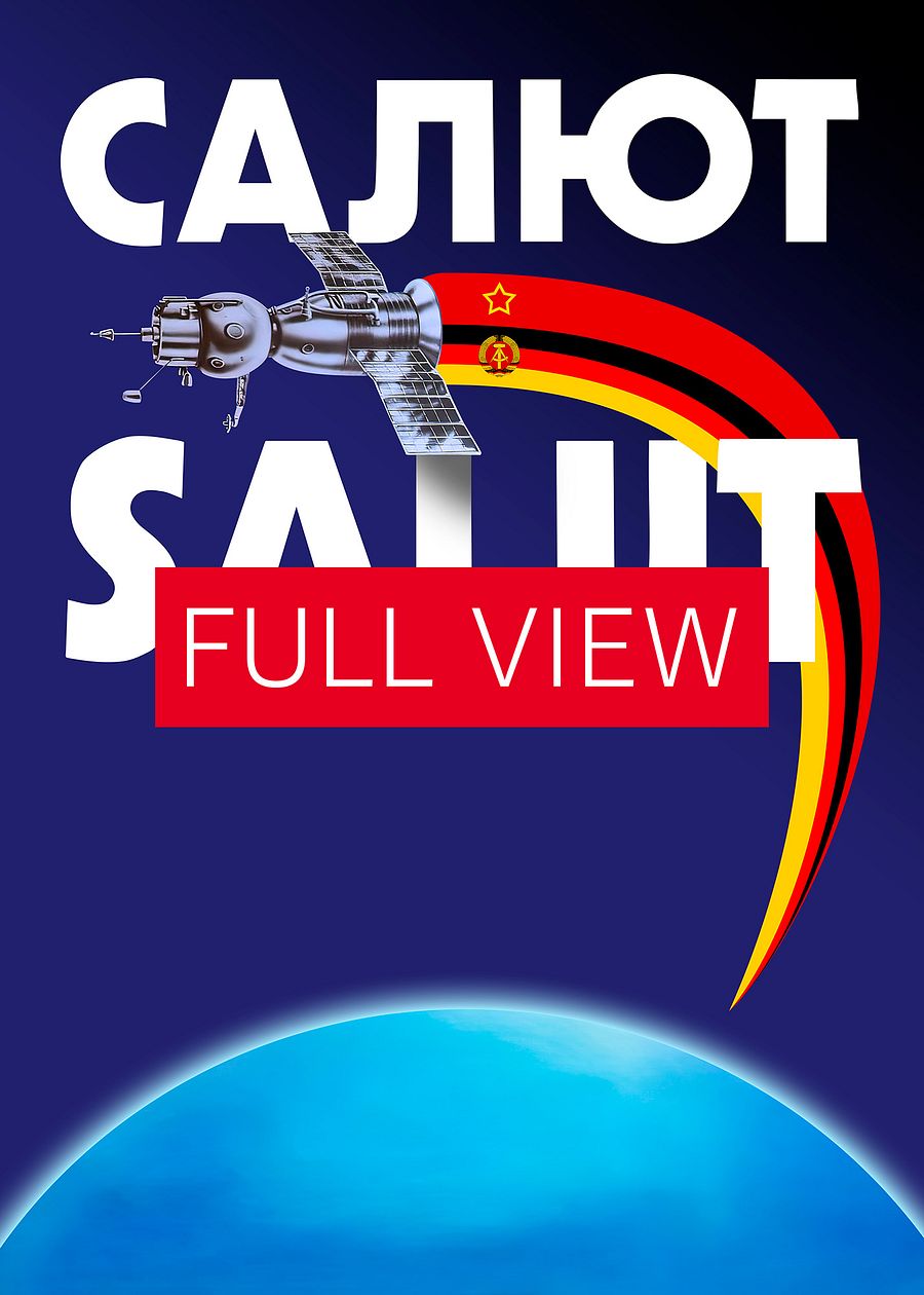 Salut-6, GDR/DDR/USSR, 1978 — Soviet vintage space art poster, soviet retro poster product image (27)