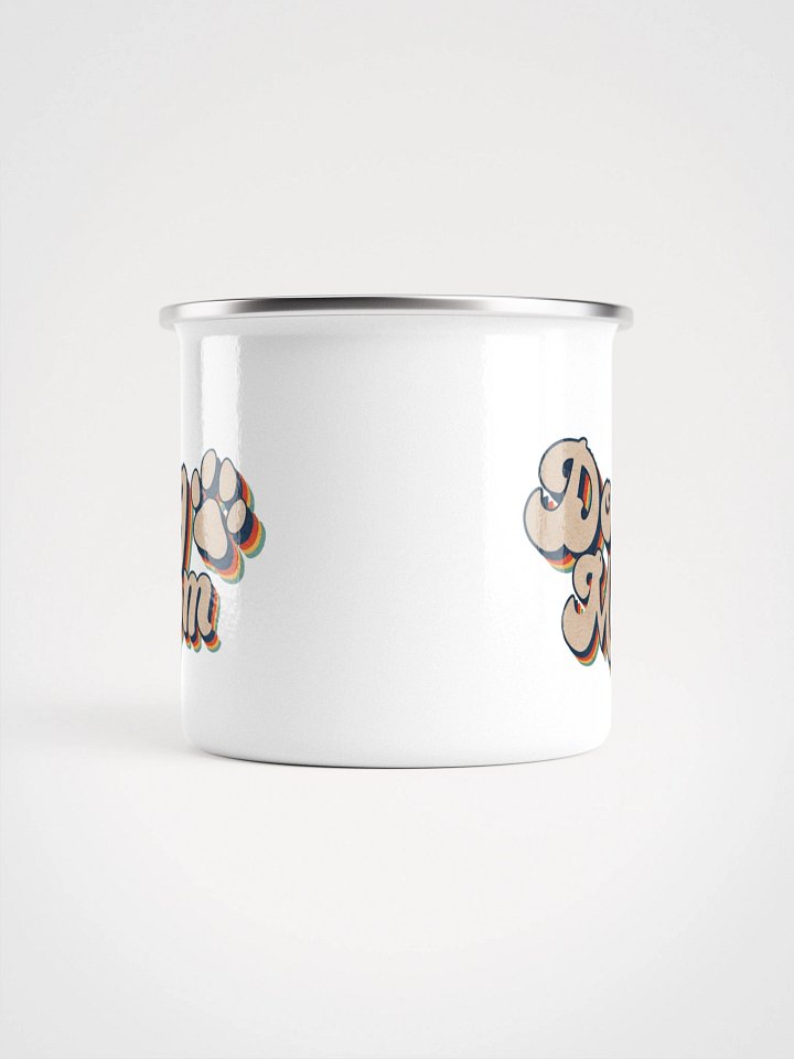 Enamel Camping Mug -Dog Mom Retro product image (2)