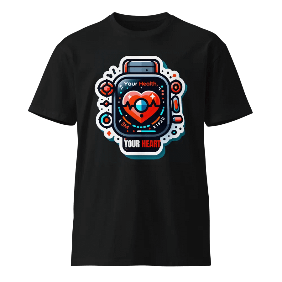 Heartbeat ECG Tracker T-Shirt product image (1)