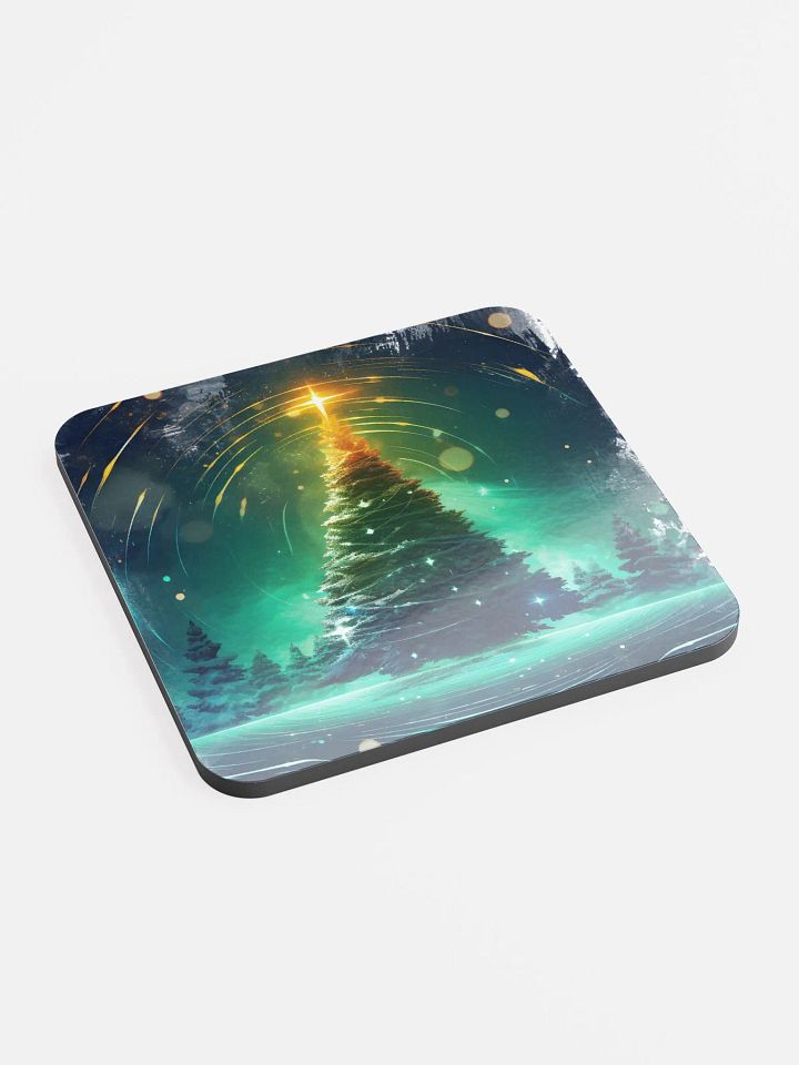 It's Christmas Glossed Cork Coaster product image (2)