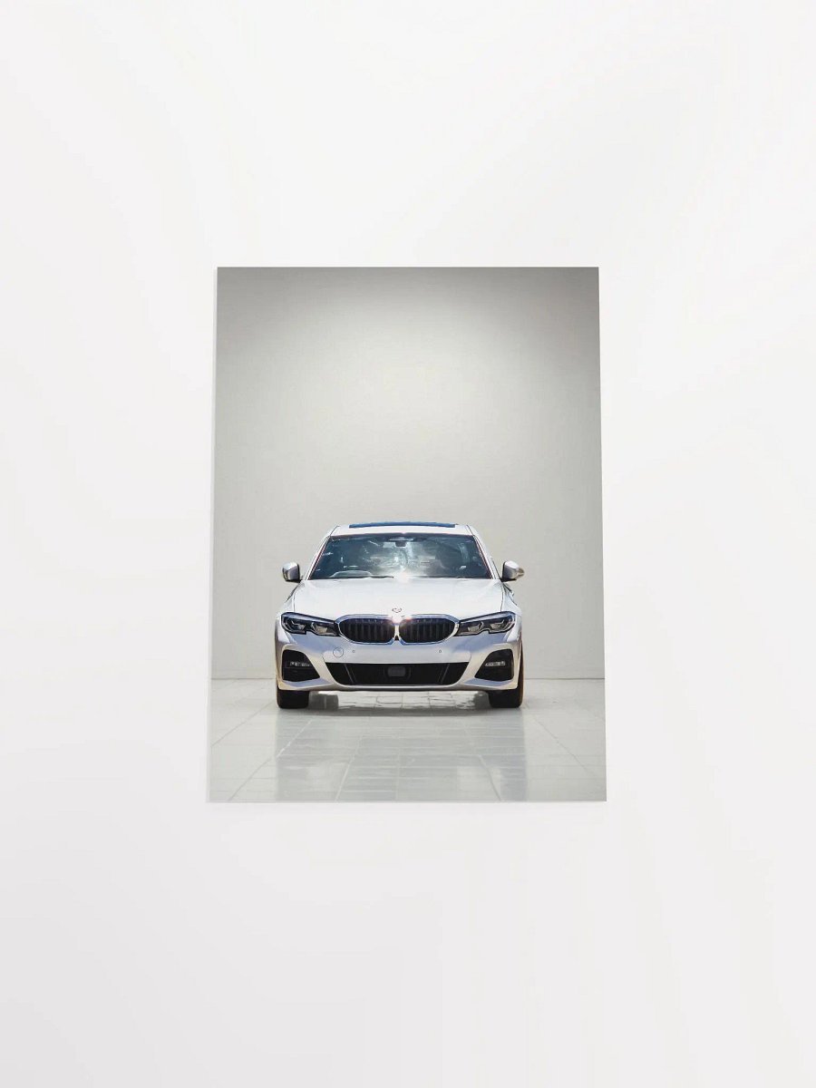 White Car Poster product image (3)