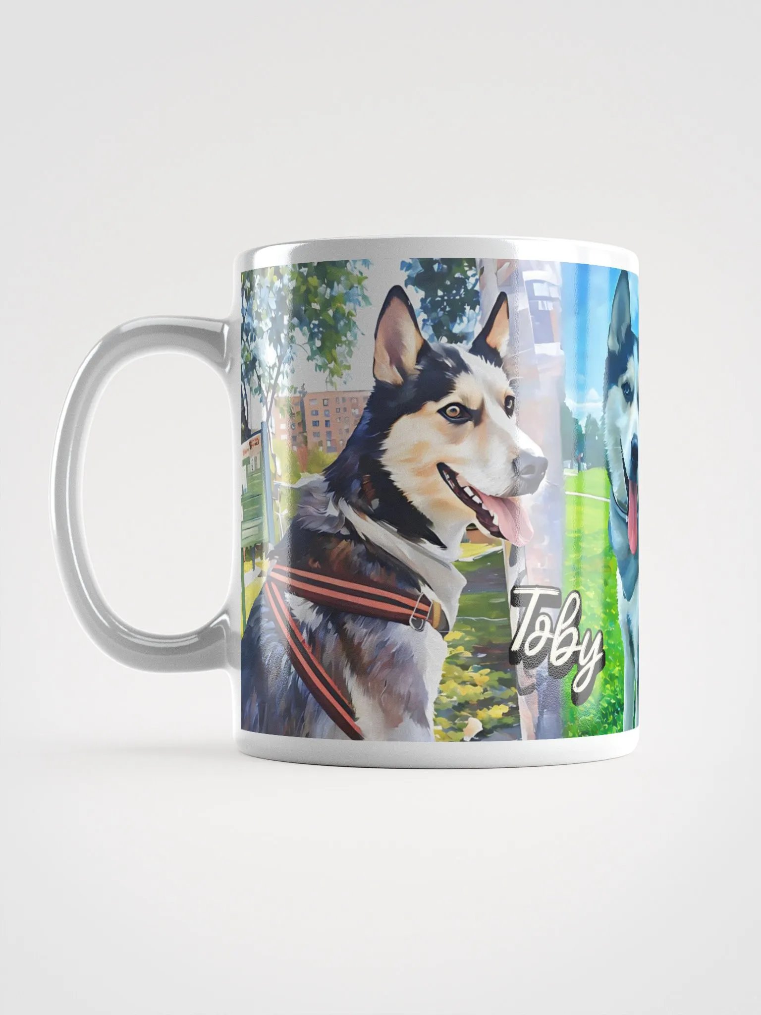 YOUR BEST FRIENDS! / MUG WITH PERSONALIZED NAME / DIGITAL ART product image (6)