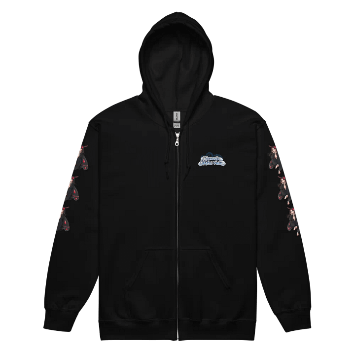 Mothman Whovie Unisex Zip-Up Hoodie product image (2)