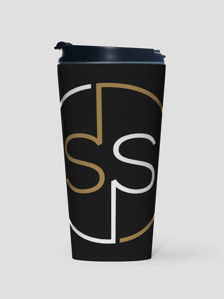 Sleek Steel Circle Travel Mug product image (2)