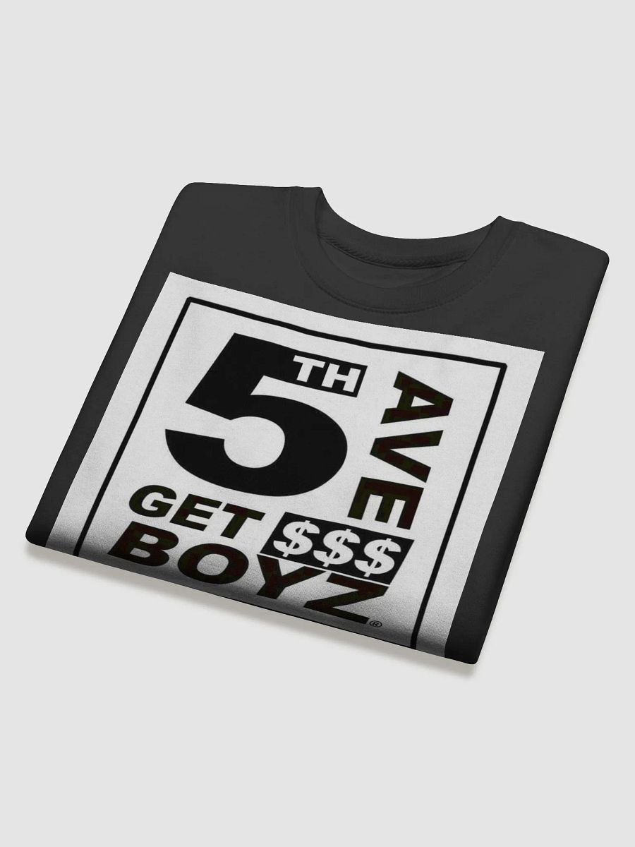 5th Ave Get $$$ BOYZ Crew Sweater Black product image (4)