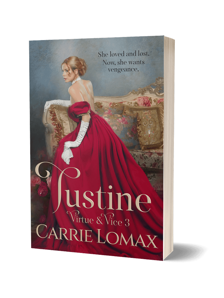 Justine: A Steamy Victorian Masquerade Romance (Virtue & Vice, #3) Signed Paperback product image (1)