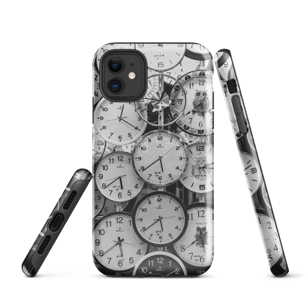 Time Warp iPhone® Tough Case: Ultimate Protection with a Retro Twist product image (1)