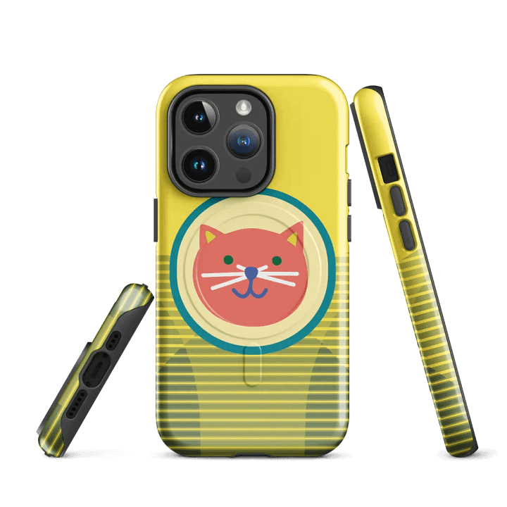 Whiskered Feline Fusion iPhone® Case product image (3)