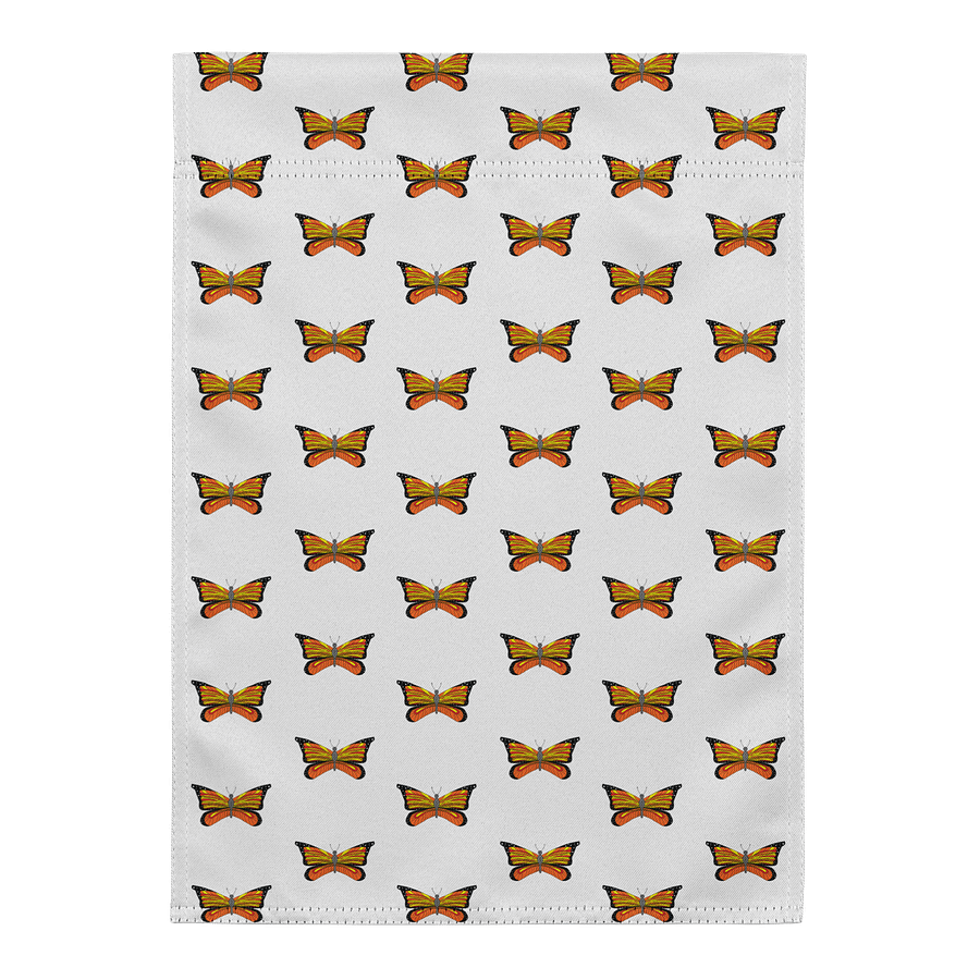 Symmetrical Butterfly Garden Flag product image (1)