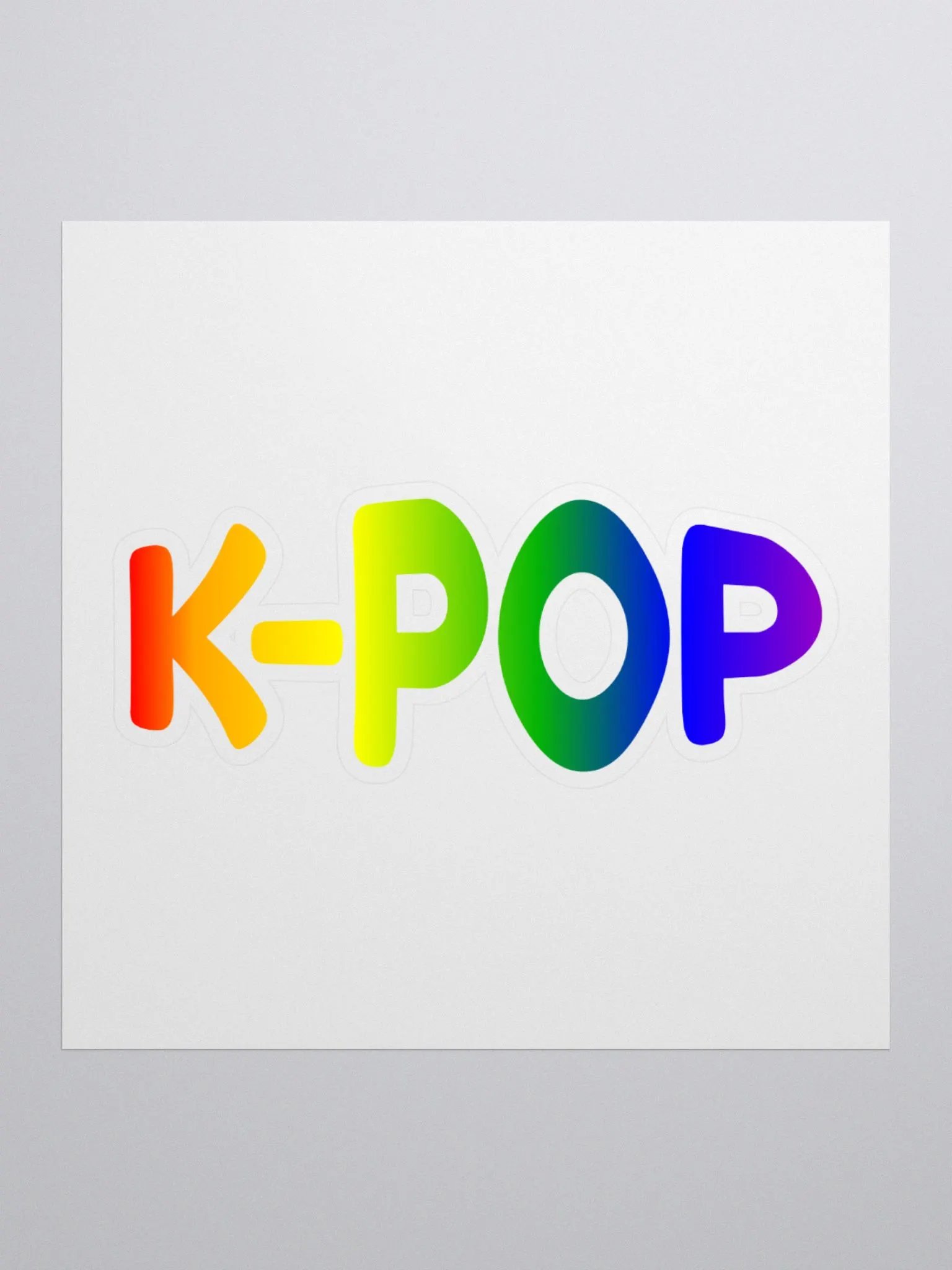 Rainbow K-Pop Stickers product image (3)