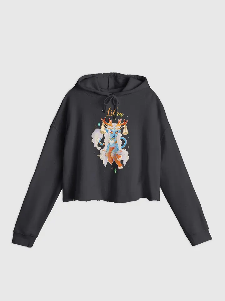 Libra Crop Hoodie (Zodiac Series) product image (1)