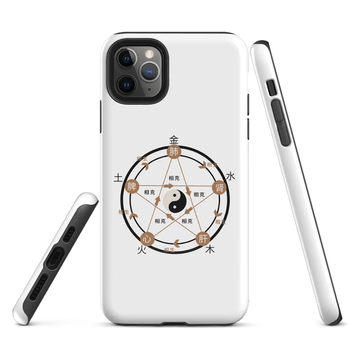 Wu Xing Five Elements iPhone® Tough Case - 中医五行iPhone®手机壳 product image (1)
