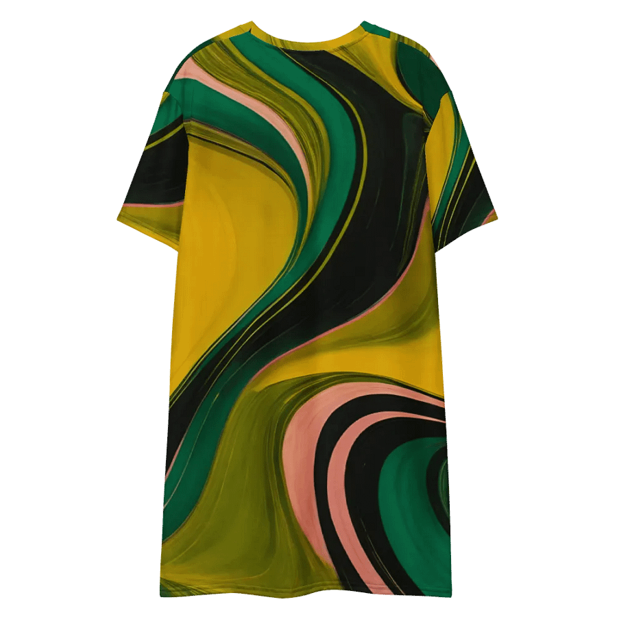 Swirl Symphony T Shirt Dress product image (8)