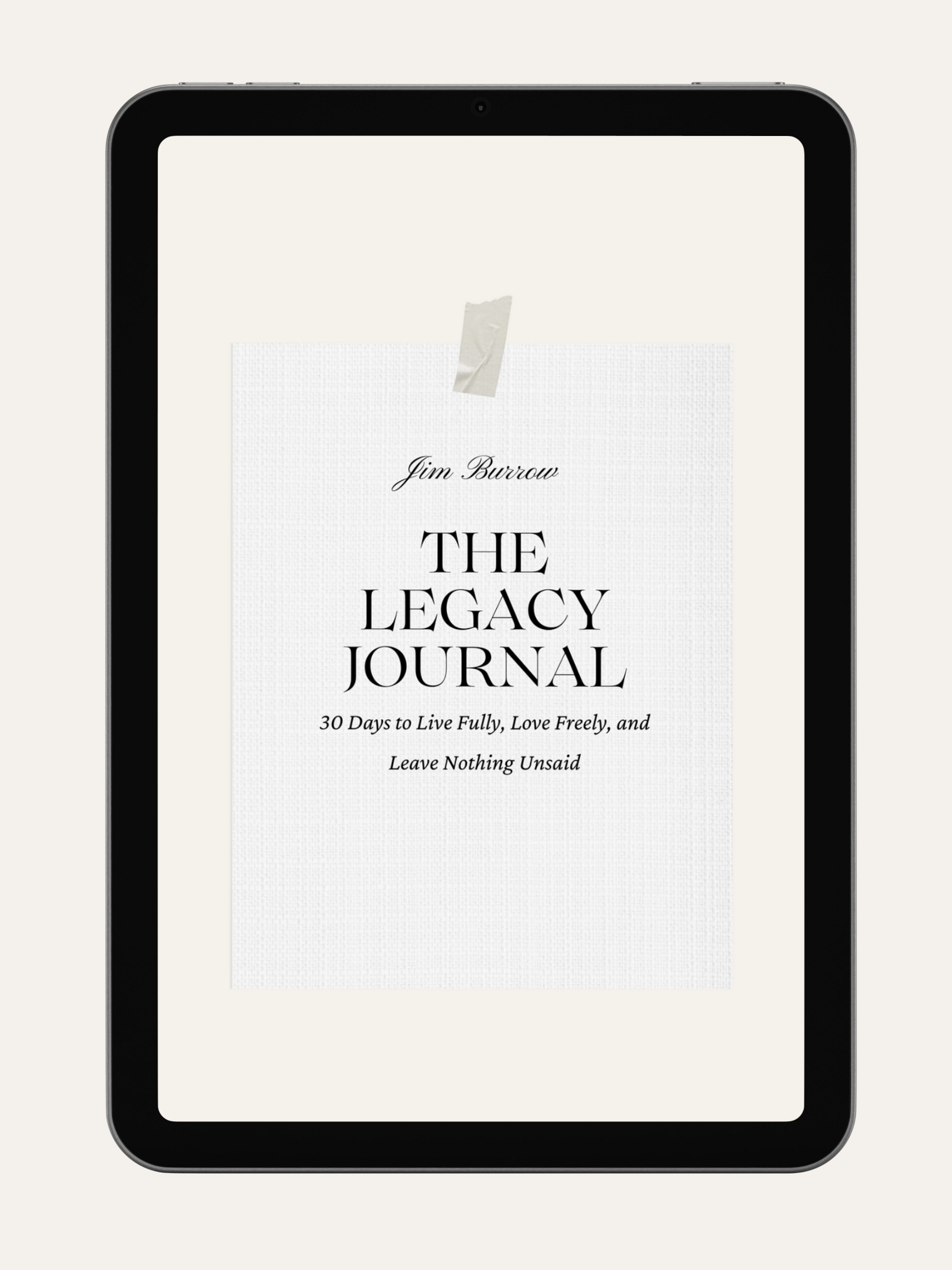 The Legacy Journal - A 30-Day Guided Practice for Living Fully Now product image (1)