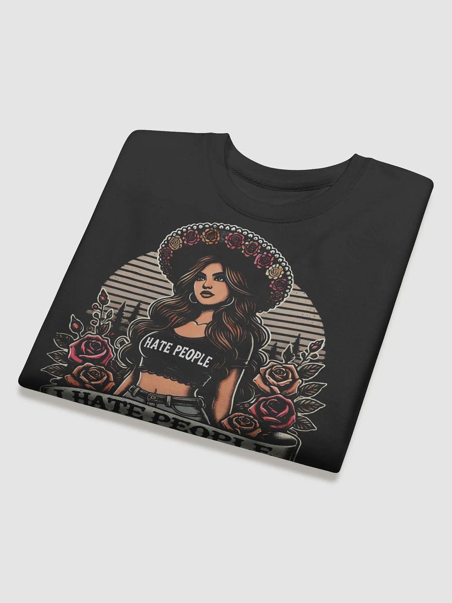 I HATE PEOPLE - Unisex Premium Sweatshirt - by VibecraftTwo product image (4)