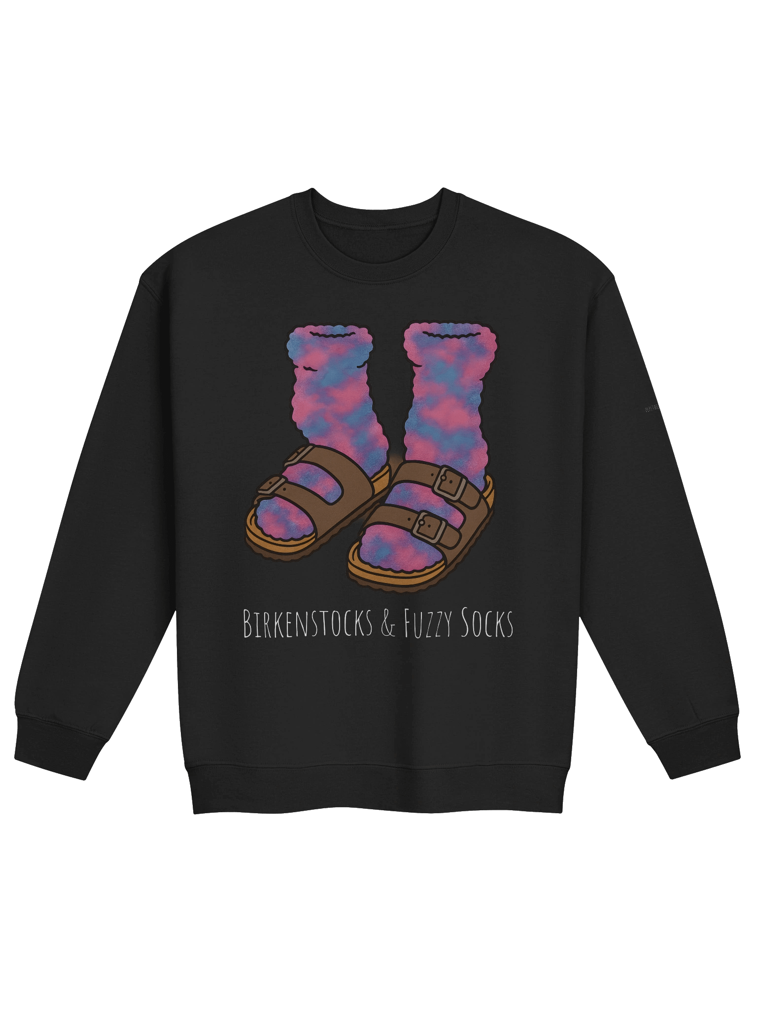 Birkenstocks & Fuzzy Socks Sweatshirt product image (1)