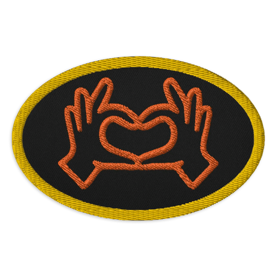 Love Gesture Embroidered Patch product image (1)