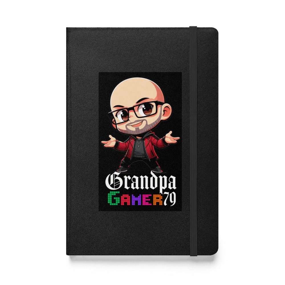 Grandpa Gamer 79 Hardcover Notebook product image (1)