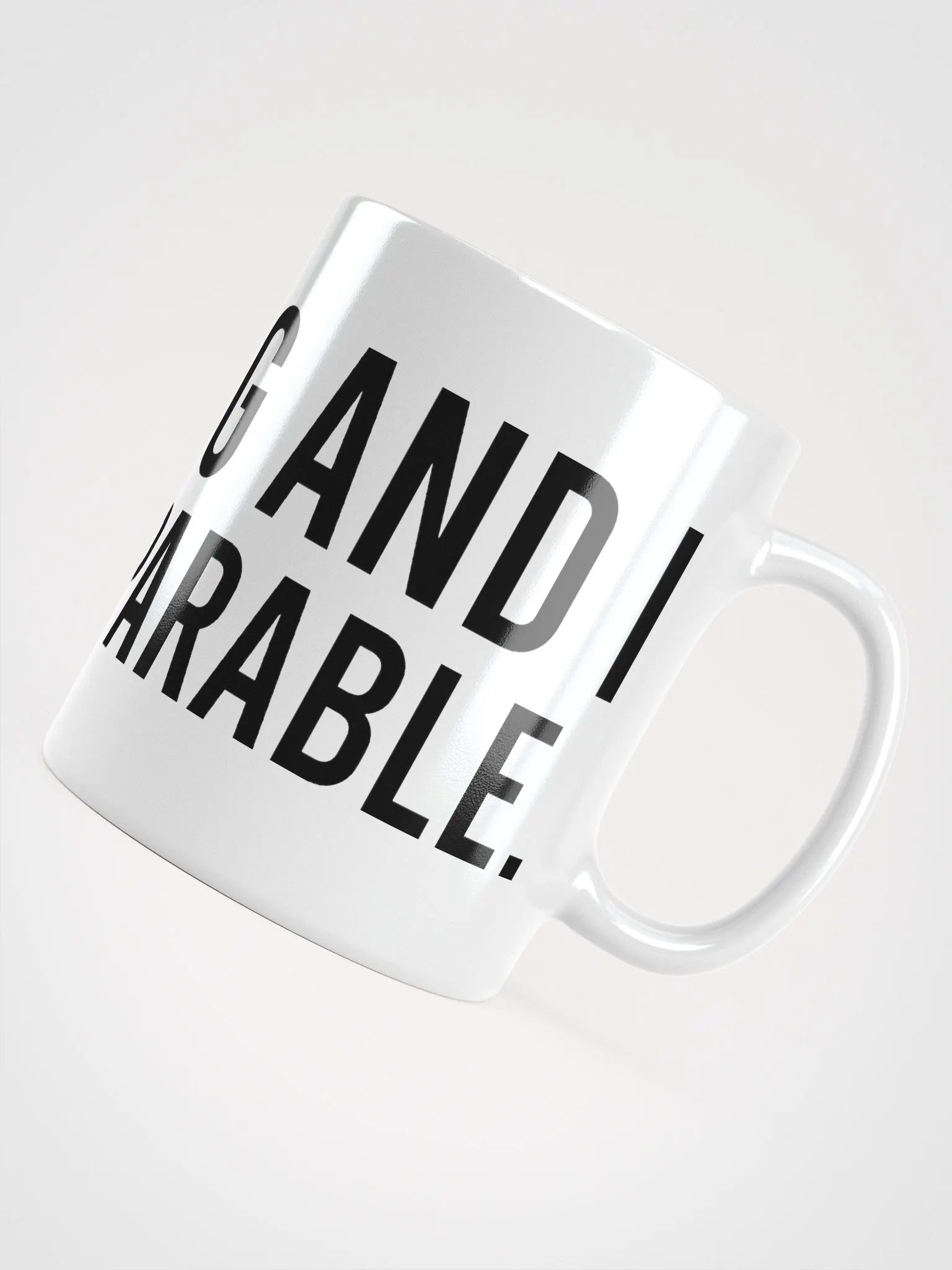 This mug and I are inseparable. - coffee mug product image (10)