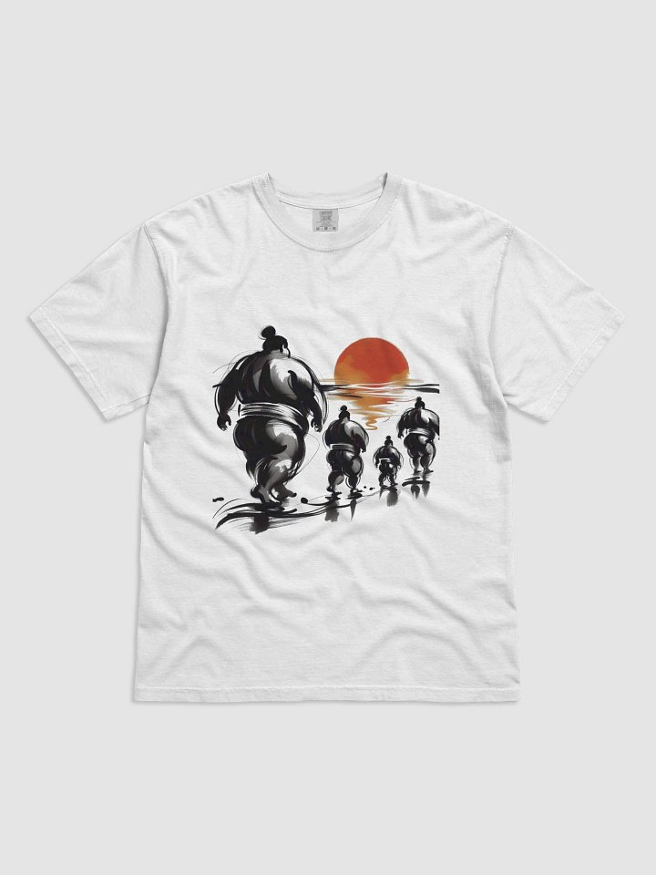 Sumo Sunset Silhouette T-Shirt product image (1)