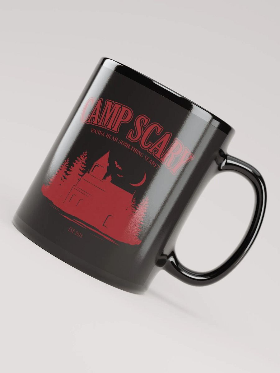 Camp Scary Black Glossy Mug product image (4)