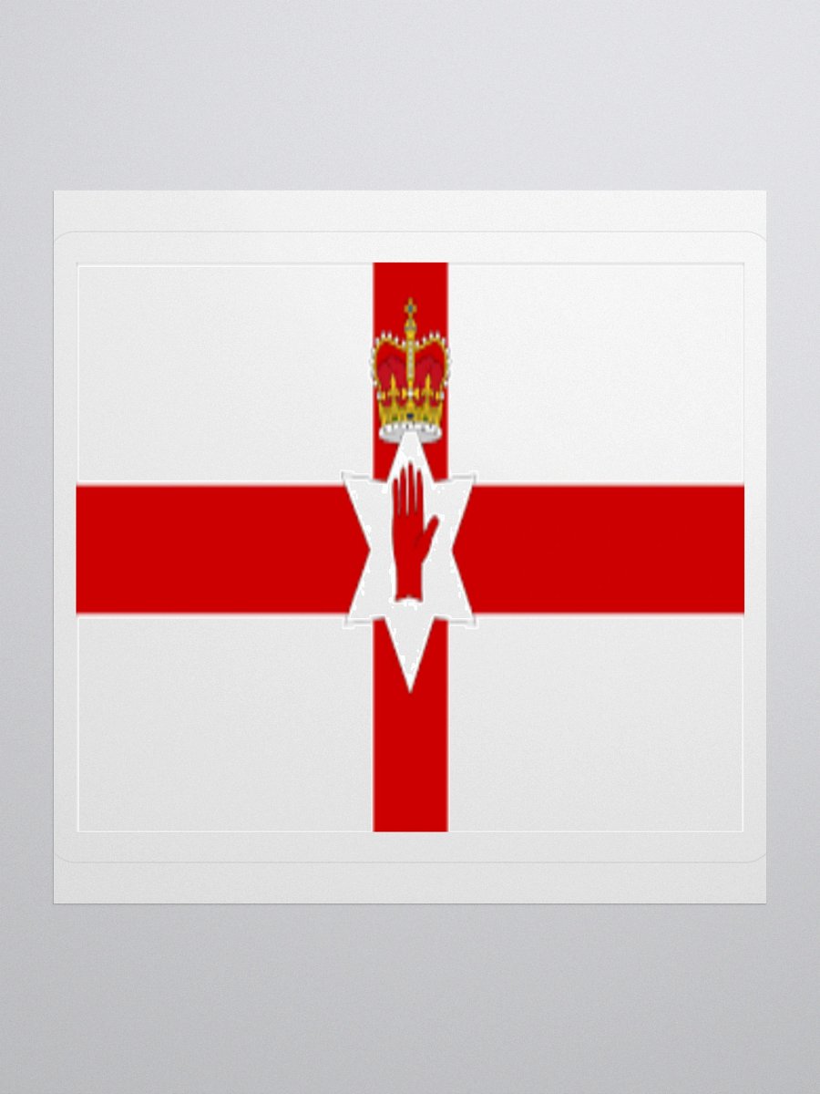 "Exclusive Northern Ireland Flag (Ulster Banner) Kiss-Cut Stickers - High-Quality Vinyl, Multiple Sizes product image (2)