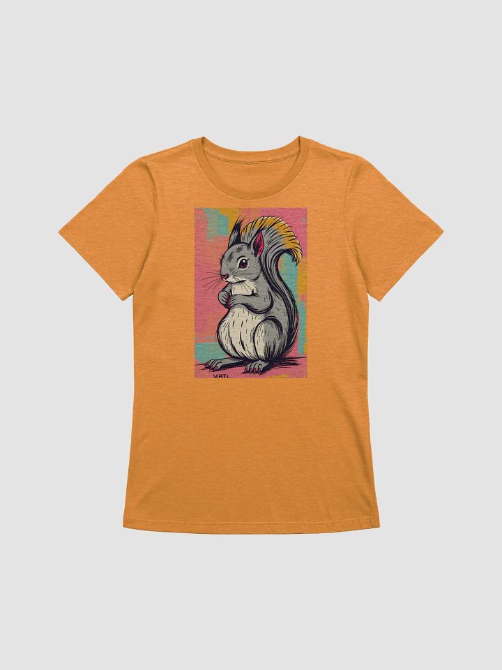 Vibrant Squirrel Illustration Women's Relaxed T-Shirt product image (1)