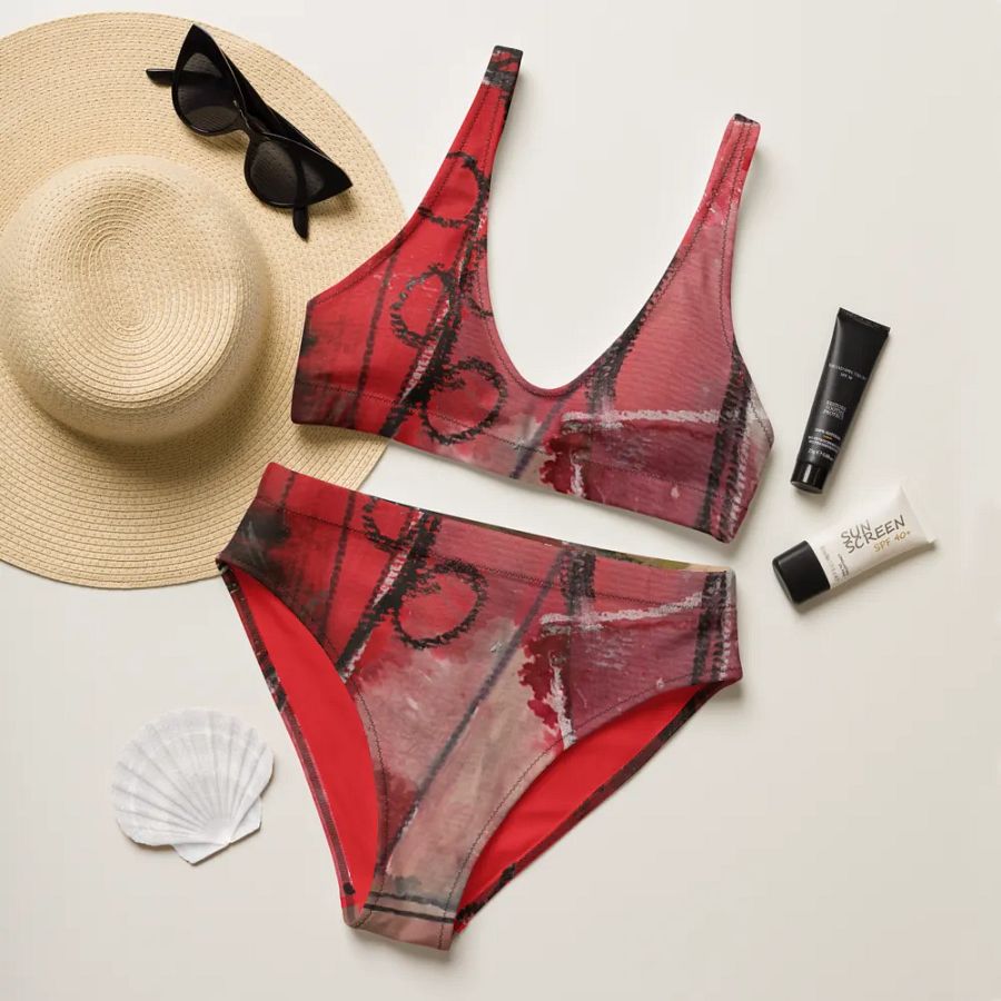 original artwork by b.reters printed on bikini product image (11)