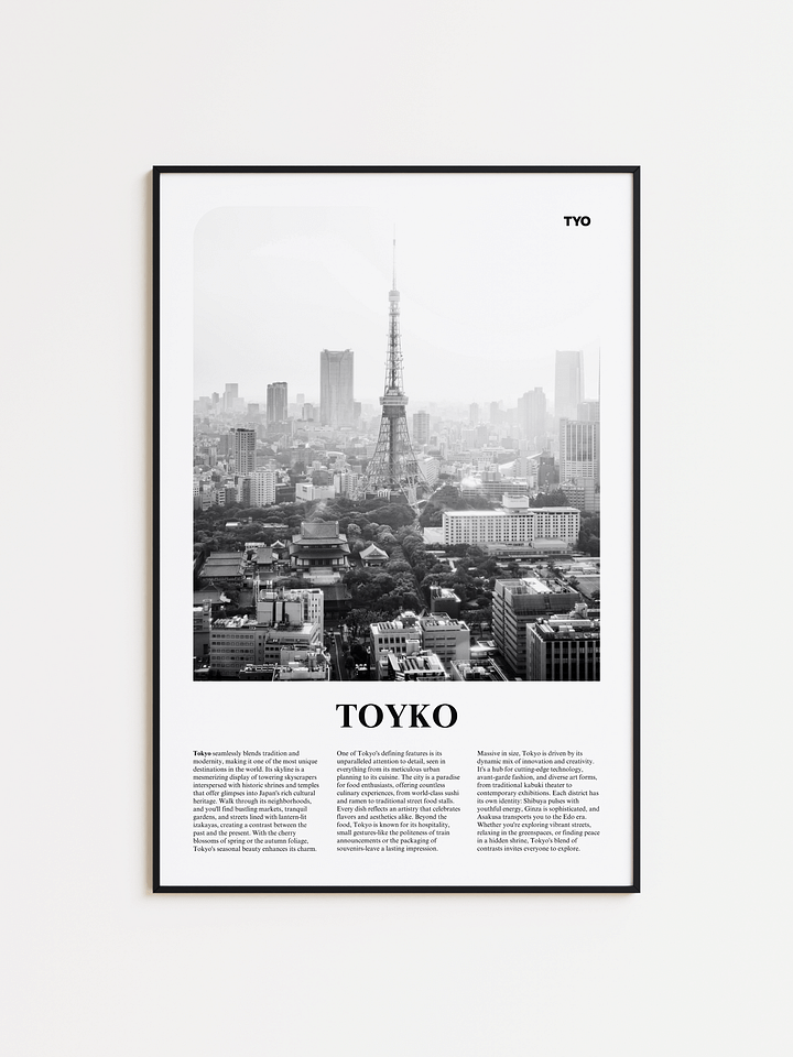 Tokyo 01 Newspaper Poster product image (1)