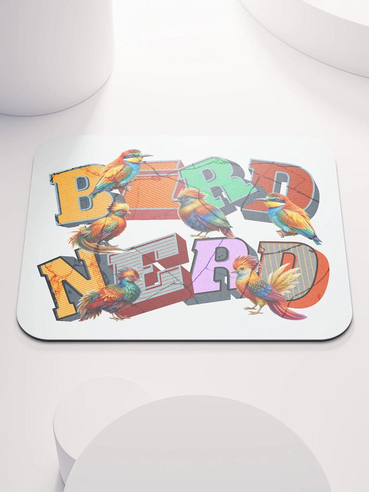 Bird Nerd Avian Alphabet Mouse Pad product image (1)