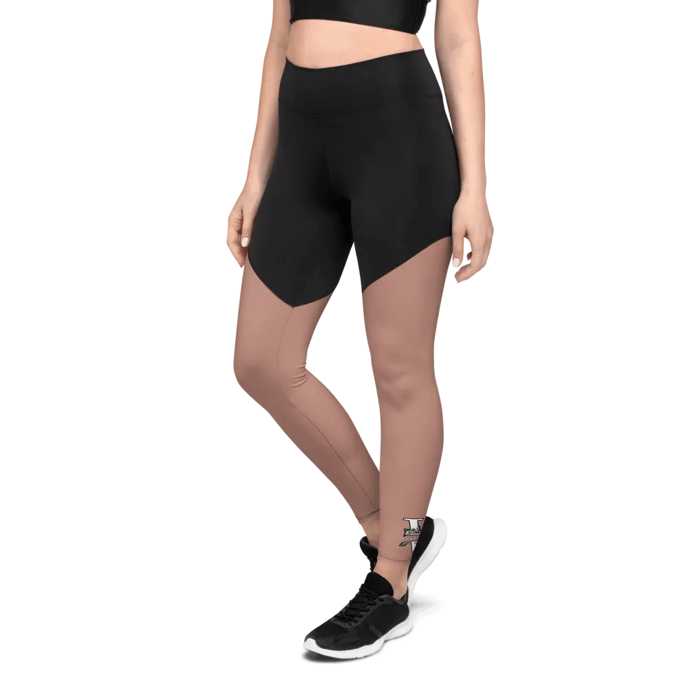 Vivencia Active Rose V Sports Leggings product image (6)