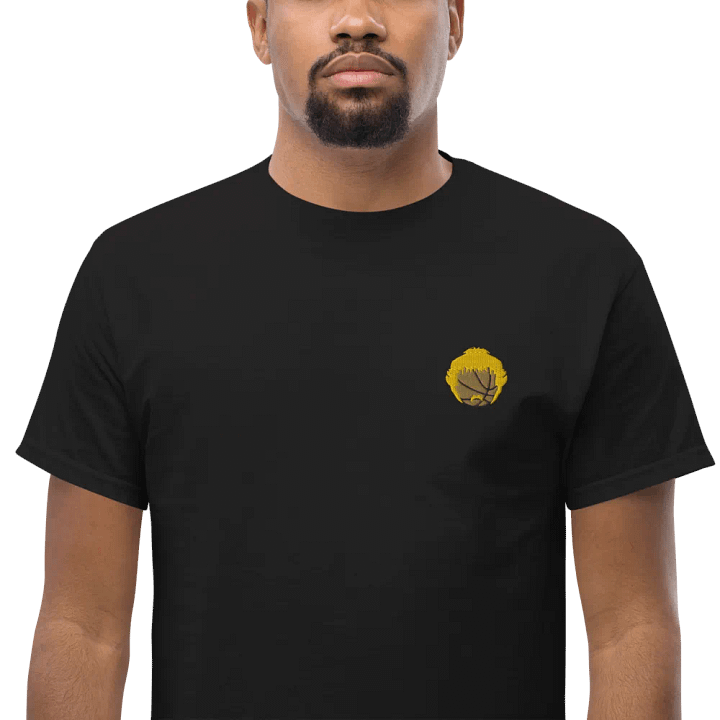 Black Embroidered Logo T-Shirt product image (1)