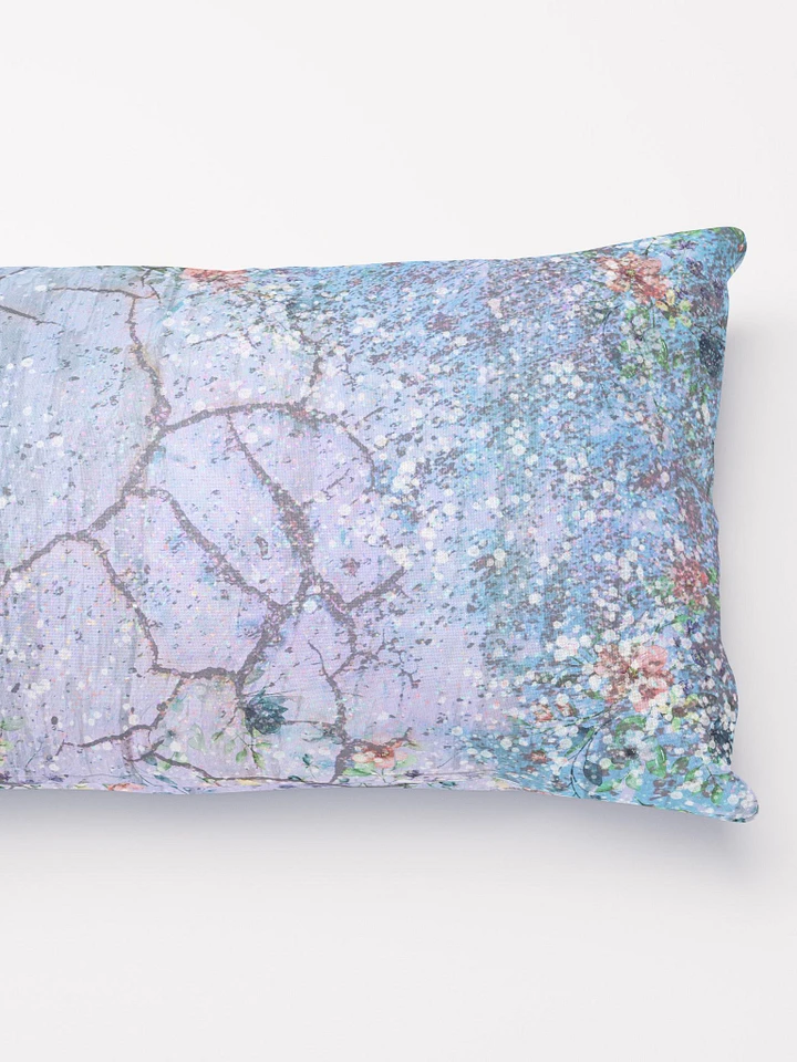 Pretty Grungy Floral Themed Pilow (blue-ish) product image (6)