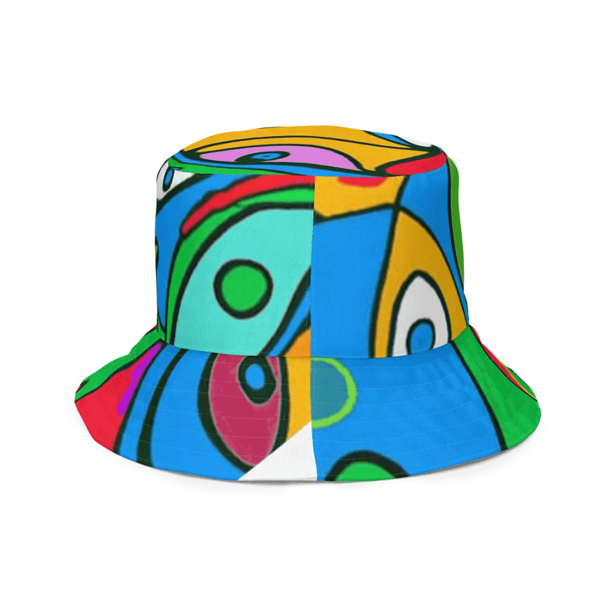 Whimsical Fish Fantasy Reversible Bucket Hat product image (11)