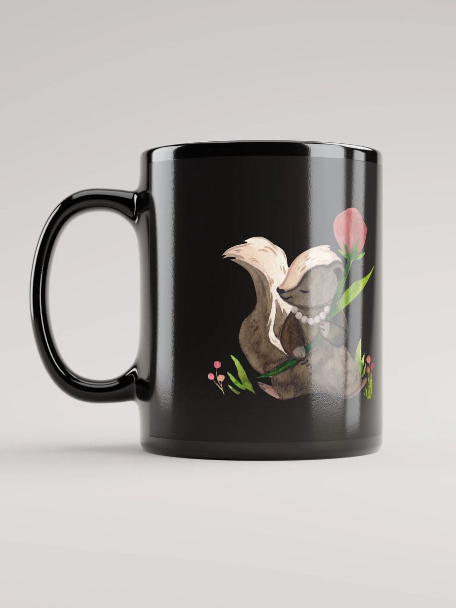 Bramble's Pearls | Black Glossy Mug product image (3)