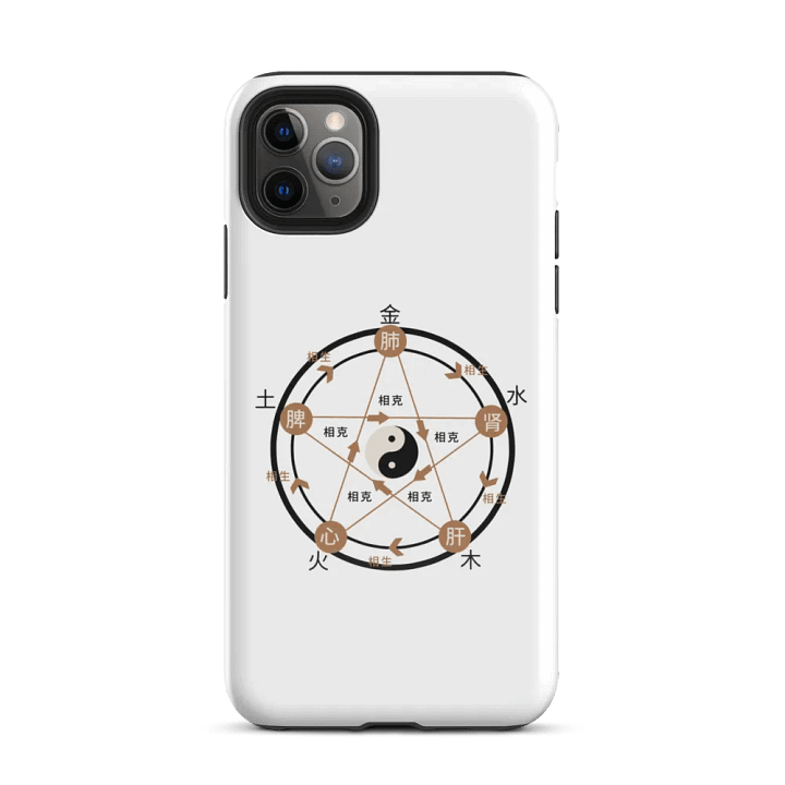 Wu Xing Five Elements iPhone® Tough Case - 中医五行iPhone®手机壳 product image (2)