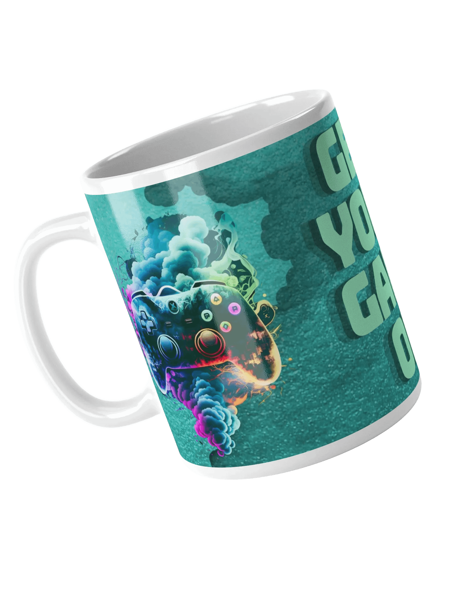 Get Your Game On White Mug Perfect For Gamers product image (3)