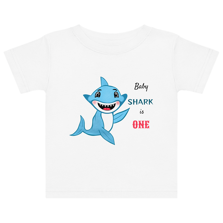 Smiling Shark Baby Jersey T-Shirt product image (6)