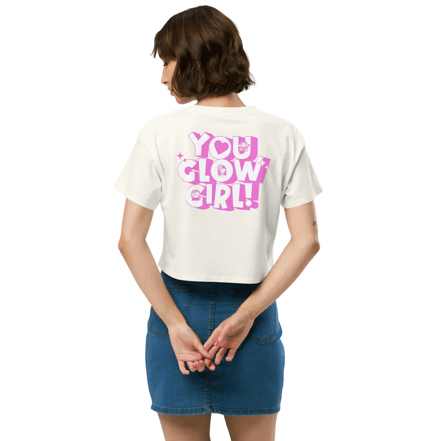 Believe in Yourself Heart Crop Top product image (4)