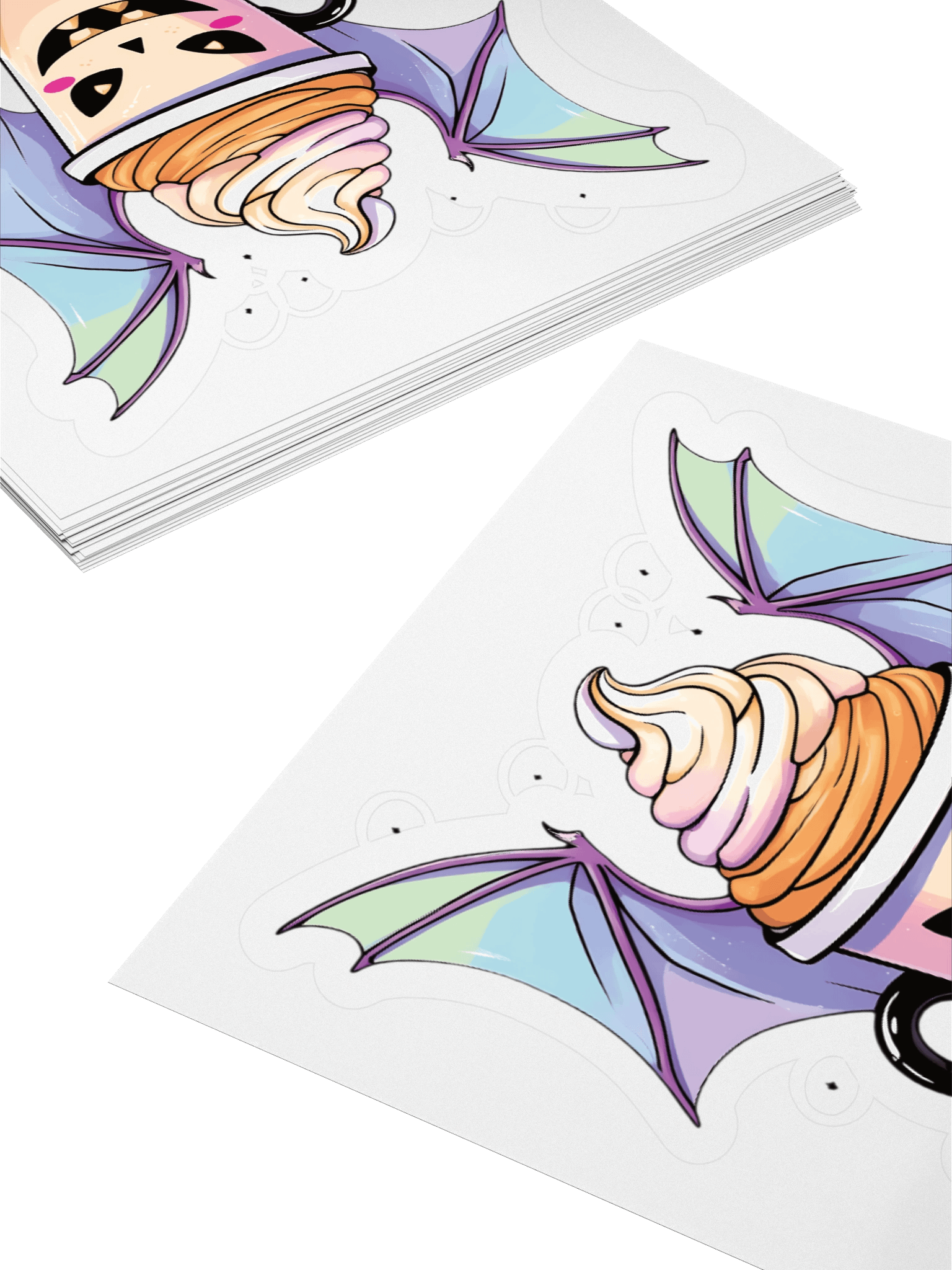Spooky Jack-O'-Lantern Cup Sticker Set product image (8)