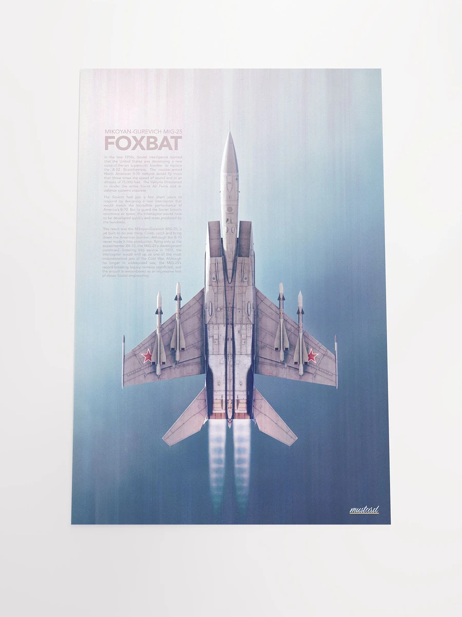 MiG-25 Foxbat Poster product image (2)