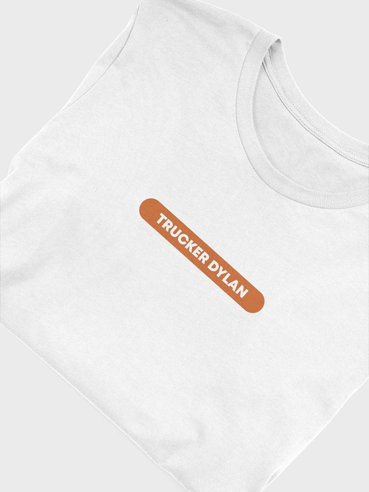 Trucker Dylan Cut Out Orange Logo T-Shirt - Light product image (1)